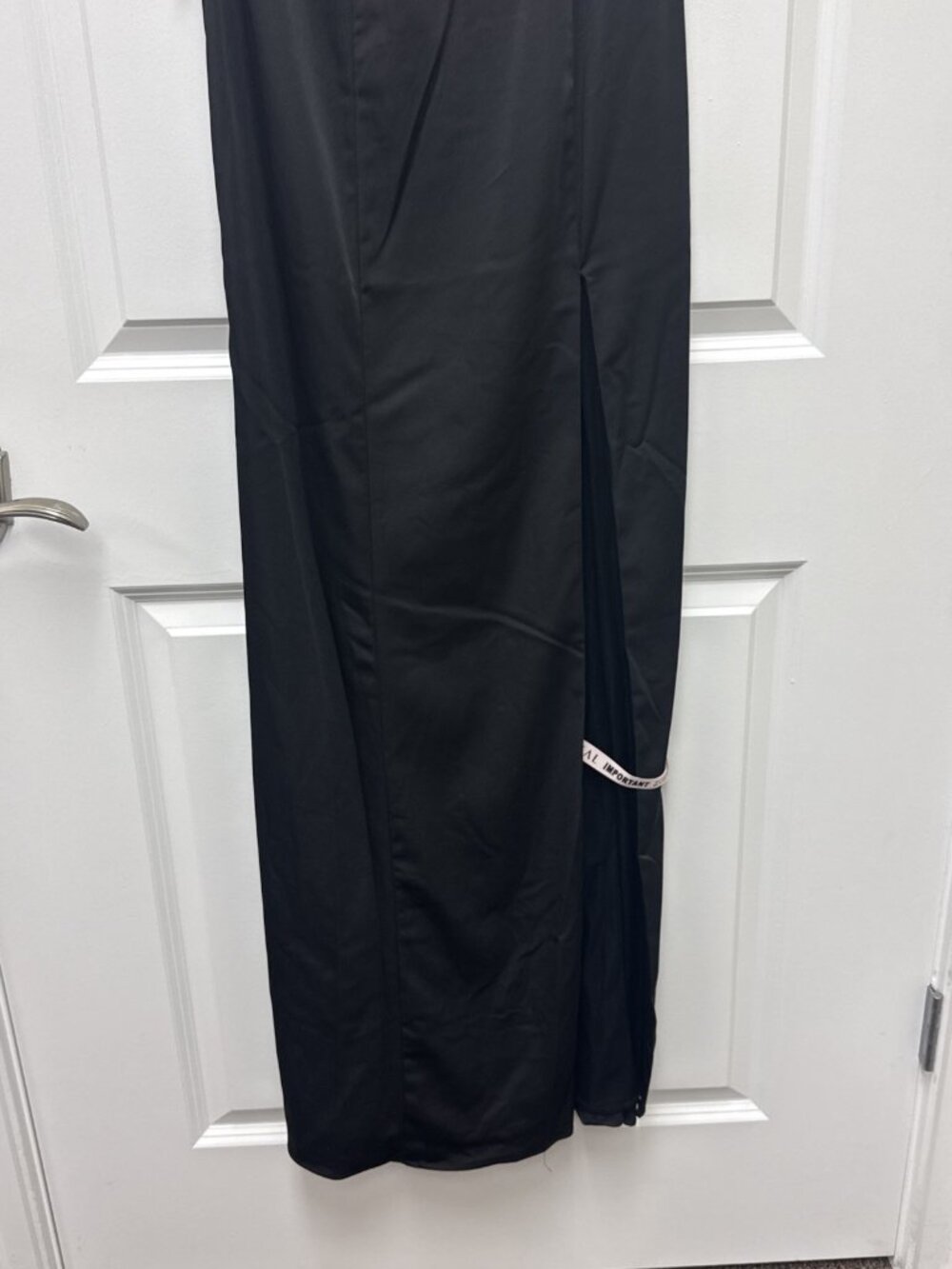 Mac Duggal Size 4 Black 26372 One Shoulder Ruffle Evening Gown Maxi Dress NWT - Picture 8 of 12